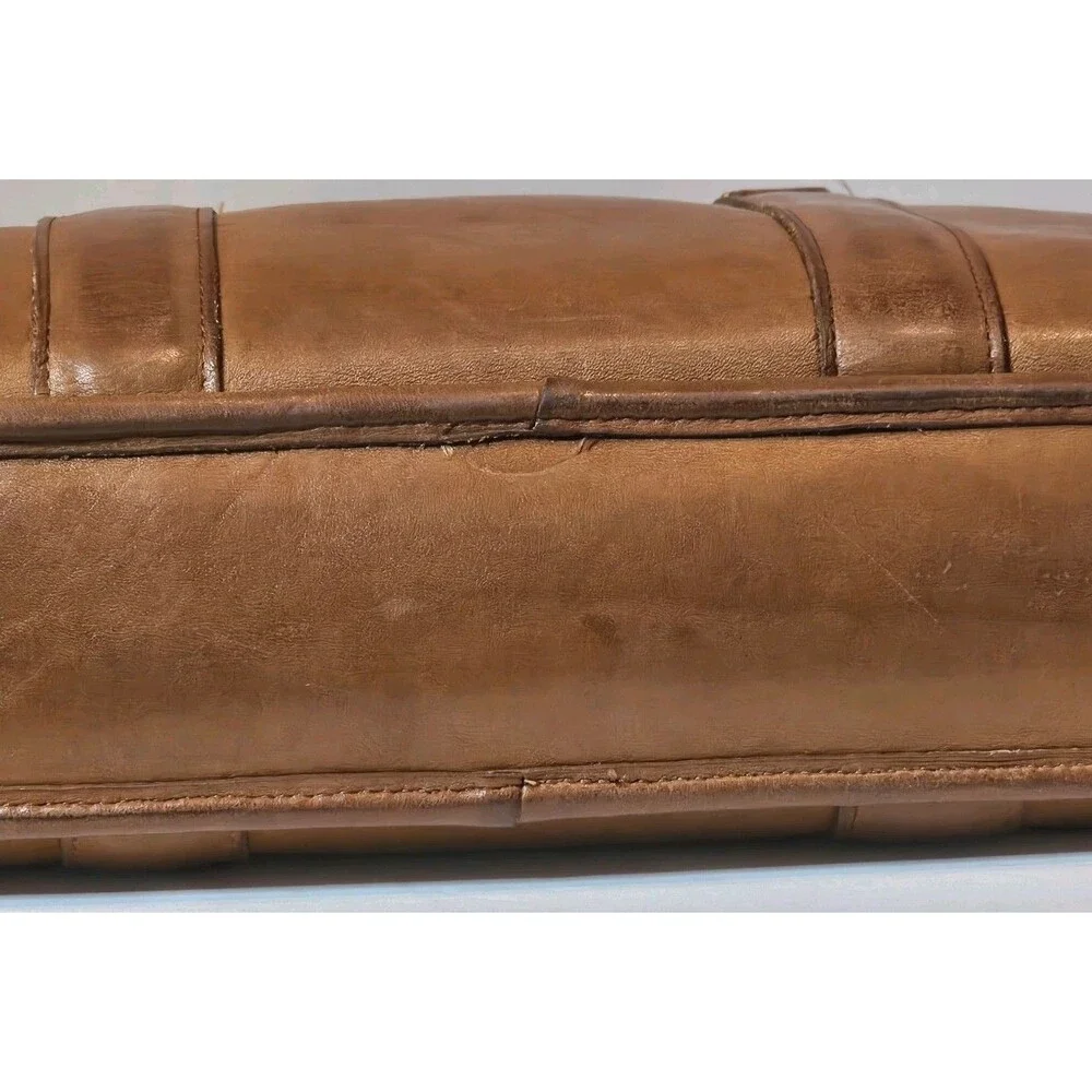 ​Vintage Coach Metropolitan Leather Briefcase 5090 British Tan USA Laptop Bag